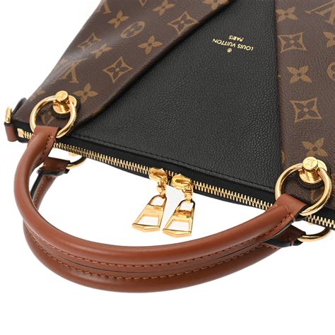 Louis Vuitton V Tote Bb M43976 Handbag Monogram Black Bag 